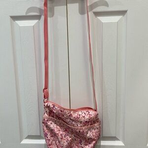 Floral Pink Crossbody Bag